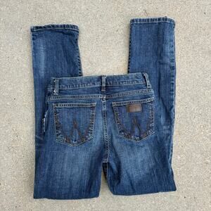 Wrangler Boys Retro Slim Straight Blue Jeans Style 88BWZBZ Size 14